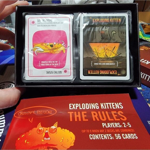 Sealed Exploding Kittens Card Game Family Version (MIS1) - Picture 4 of 5